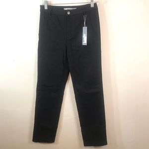 Tractr Hi-Rise Black Straight Leg Pants Size 4
